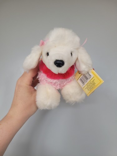 Keel toys pink white poodle - toys,
