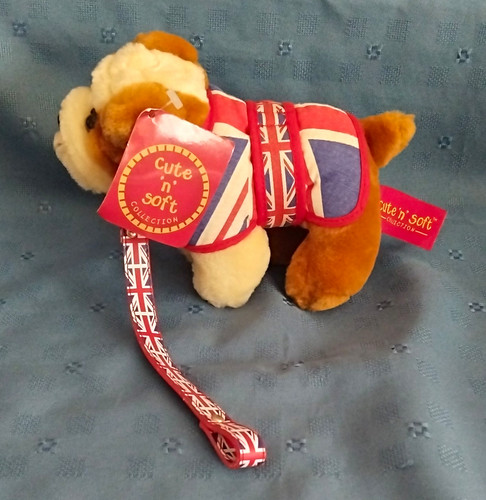 Cute soft bulldog - 'n', plush