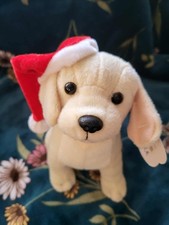Christmas Paws Golden Lab with
