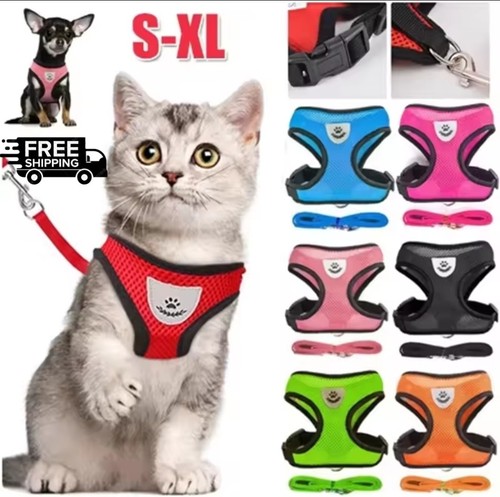 Adjustable pet cat dog harness - cat,