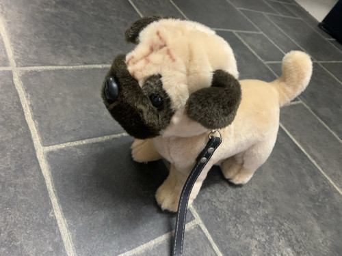 Pug dog plush - pug,